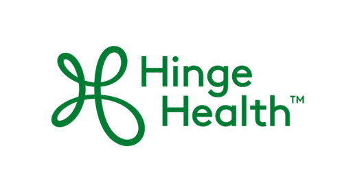 Hinge Health logo.
